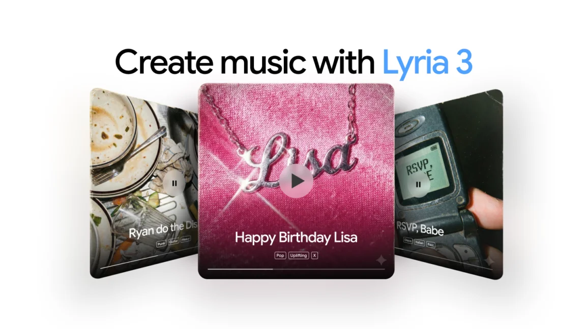 Record scratch—Google's Lyria 3 AI music model is coming to Gemini today